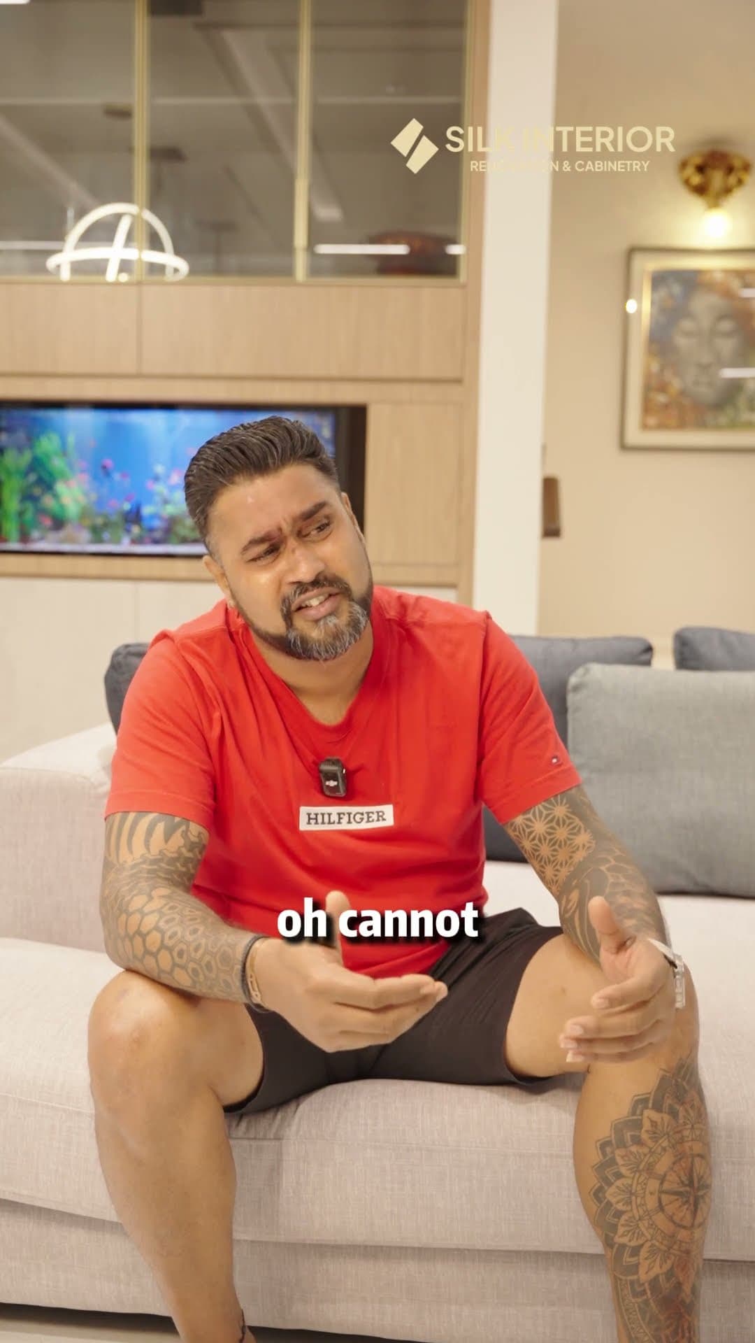 Mr Raja's filmed walkthrough